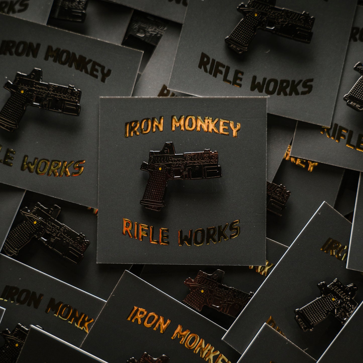 Limited Edition 2011 x Iron Monkey Rifle Works Custom Enamel Pin