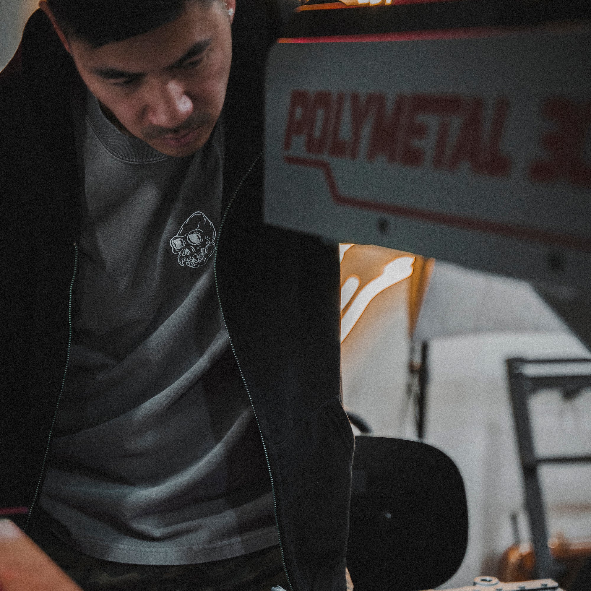 Iron Monkey Oversized Faded Tee